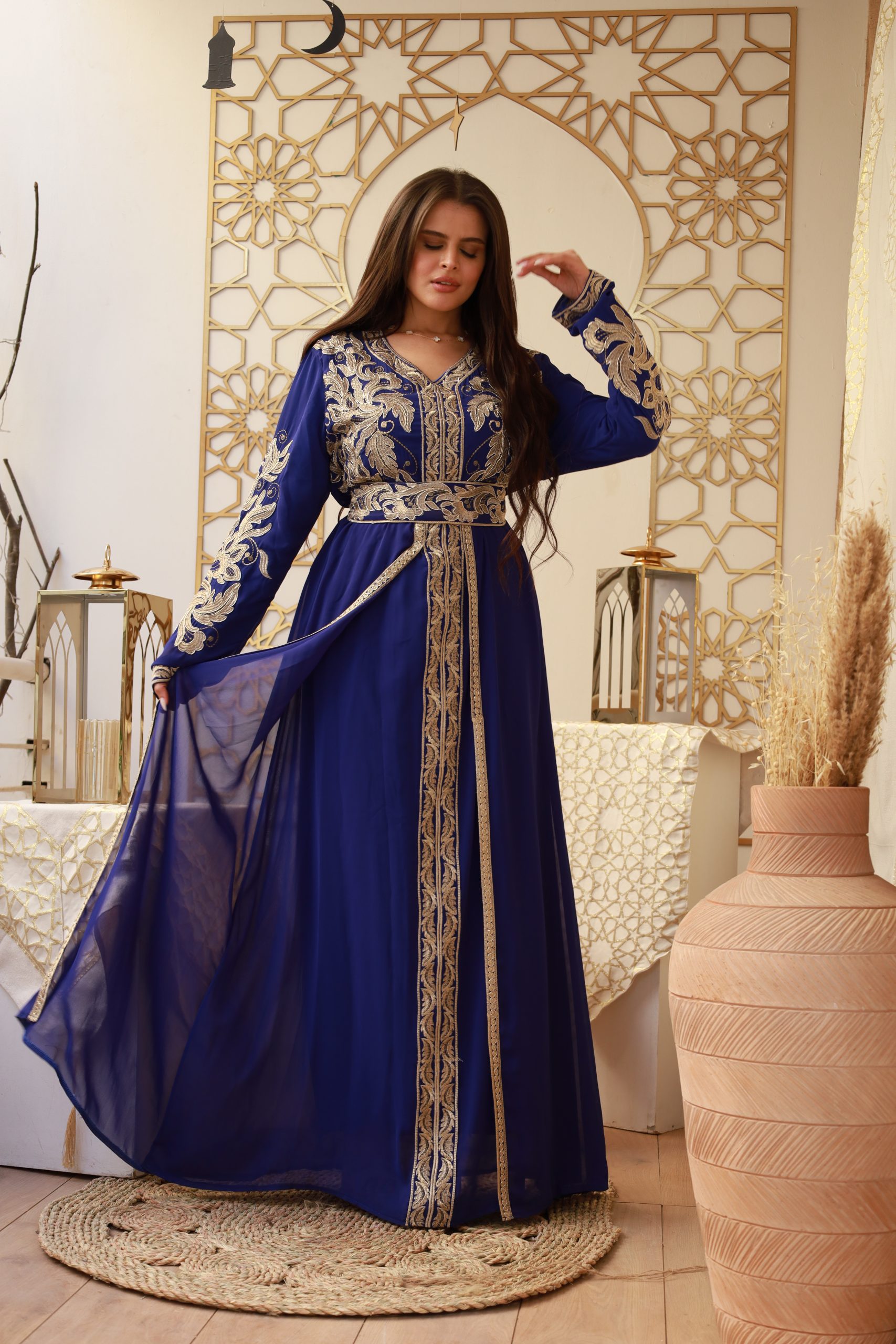 Blue Ramadan Abaya - Image 2