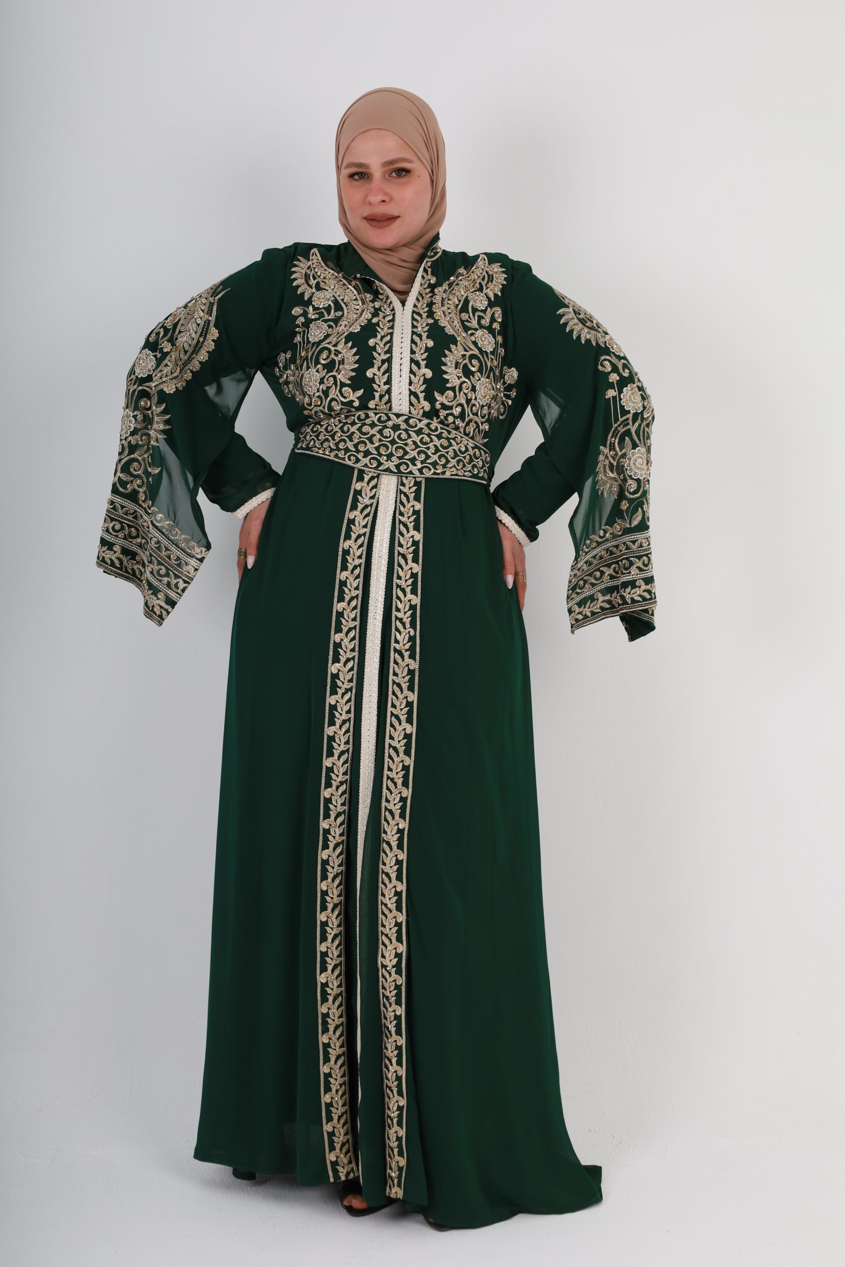 Green Ramadan Abaya